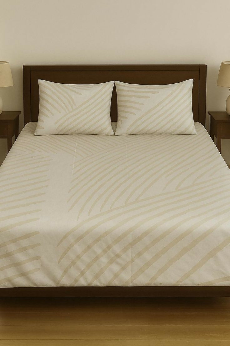 Soft Cotton Bedsheet with Pillow Covers