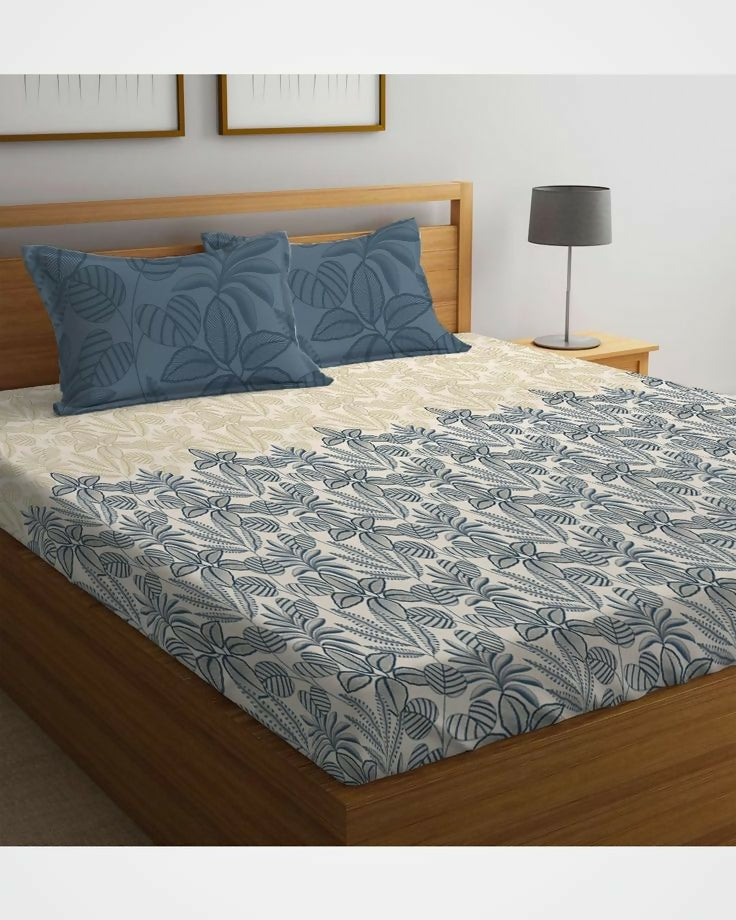 Soft Cotton Bedsheet with Pillow Covers